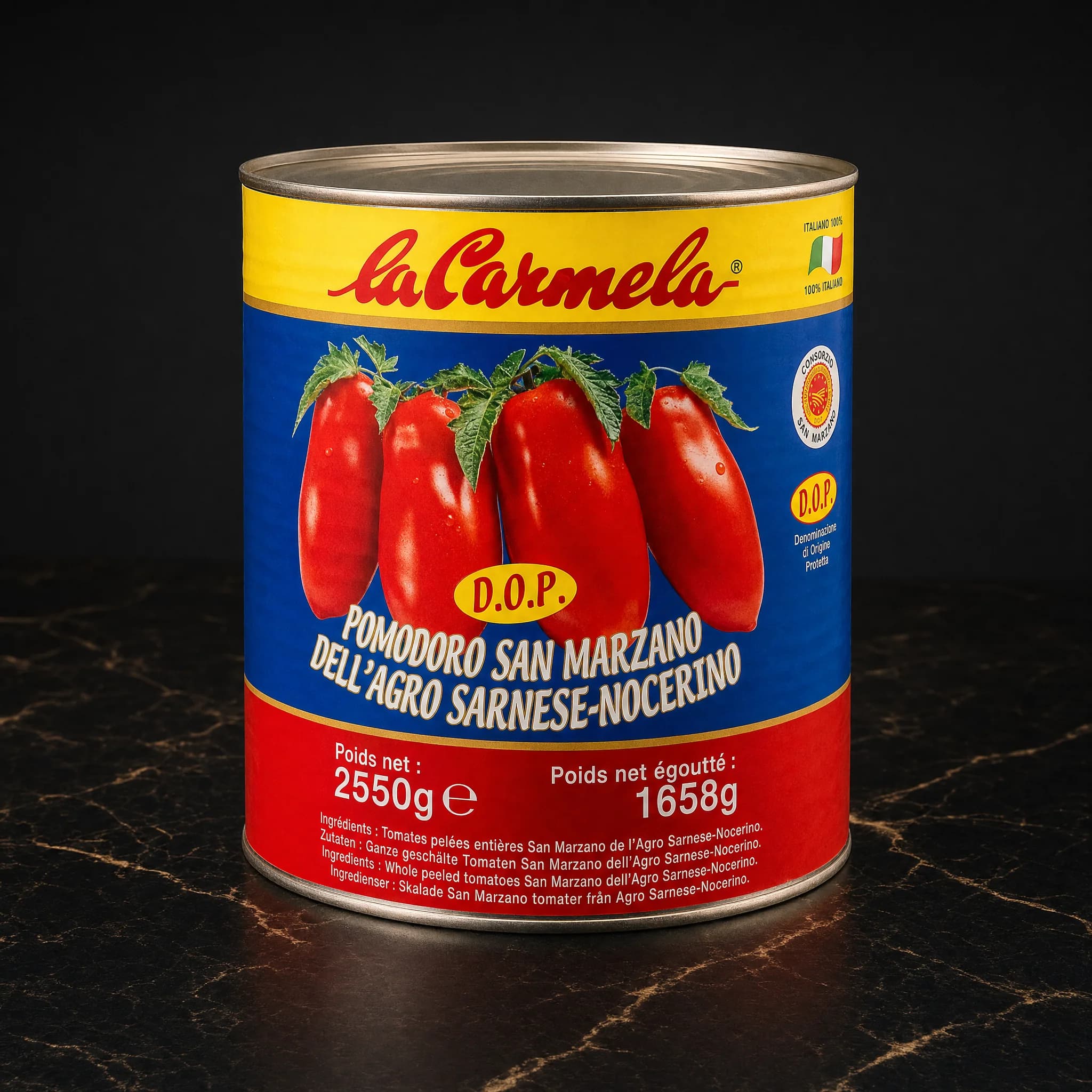 La Carmela San Marzano DOP Peeled Tomatoes