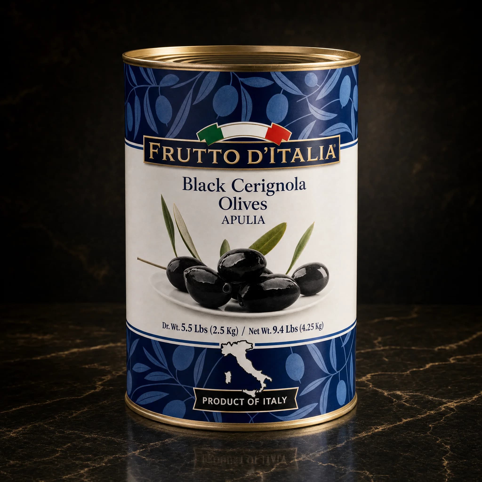 Frutto d'Italia Black Cerignola Olives