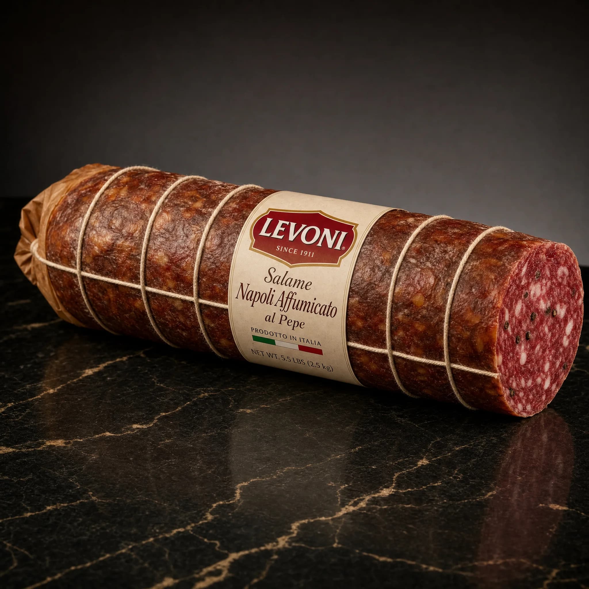 Levoni Salame Napoli Smoked W/Peppercorn