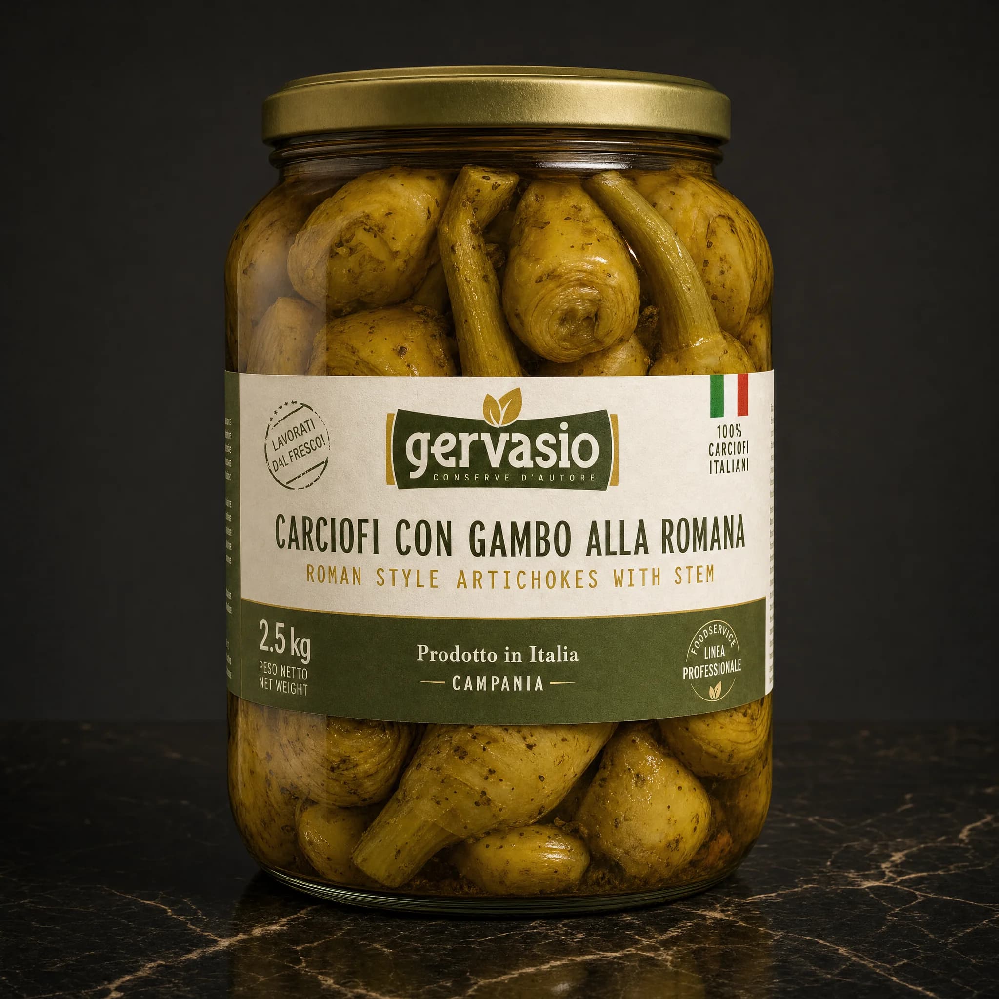 Gervasio Artichoke with Stem Roman Style